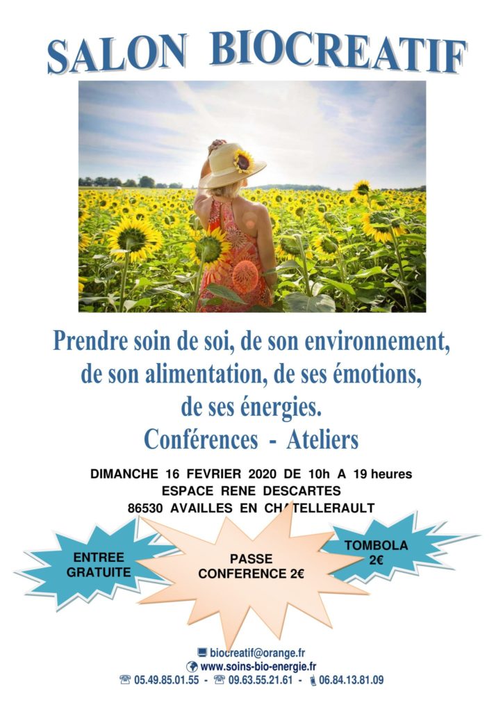 salon biocréatif février 2020 affiche