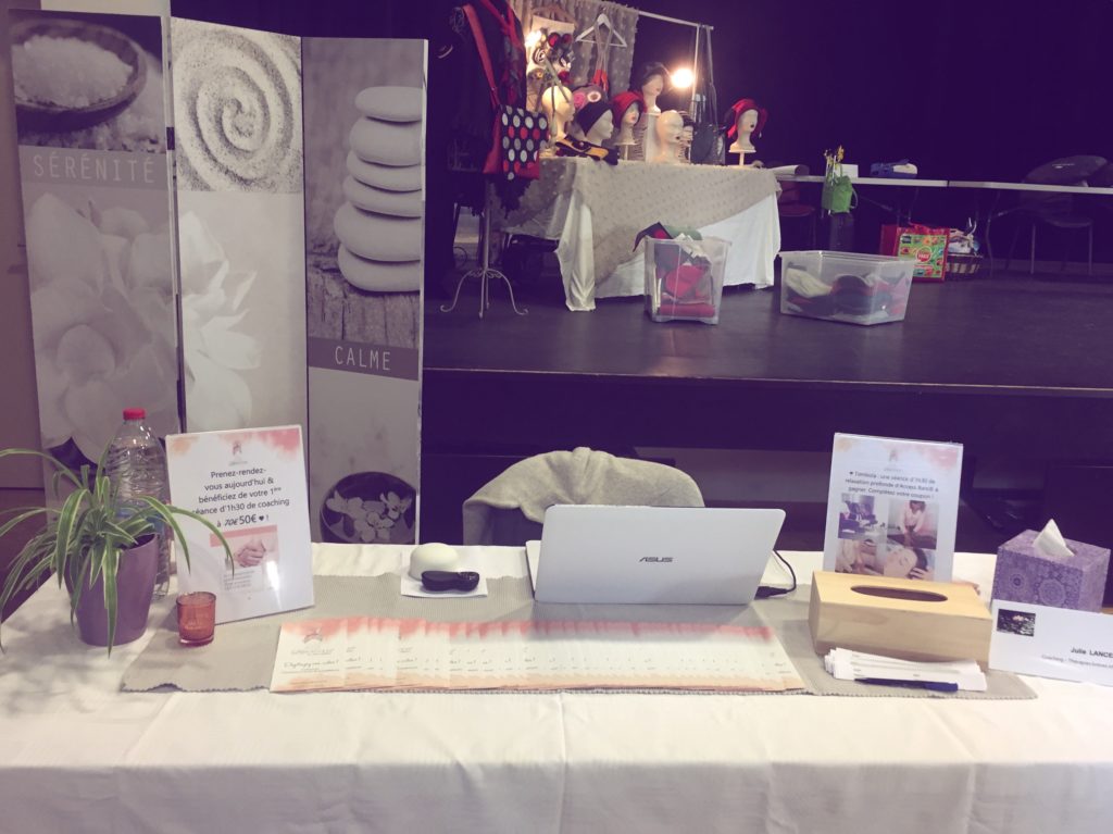 stand libre access salon biocréatif février 2020